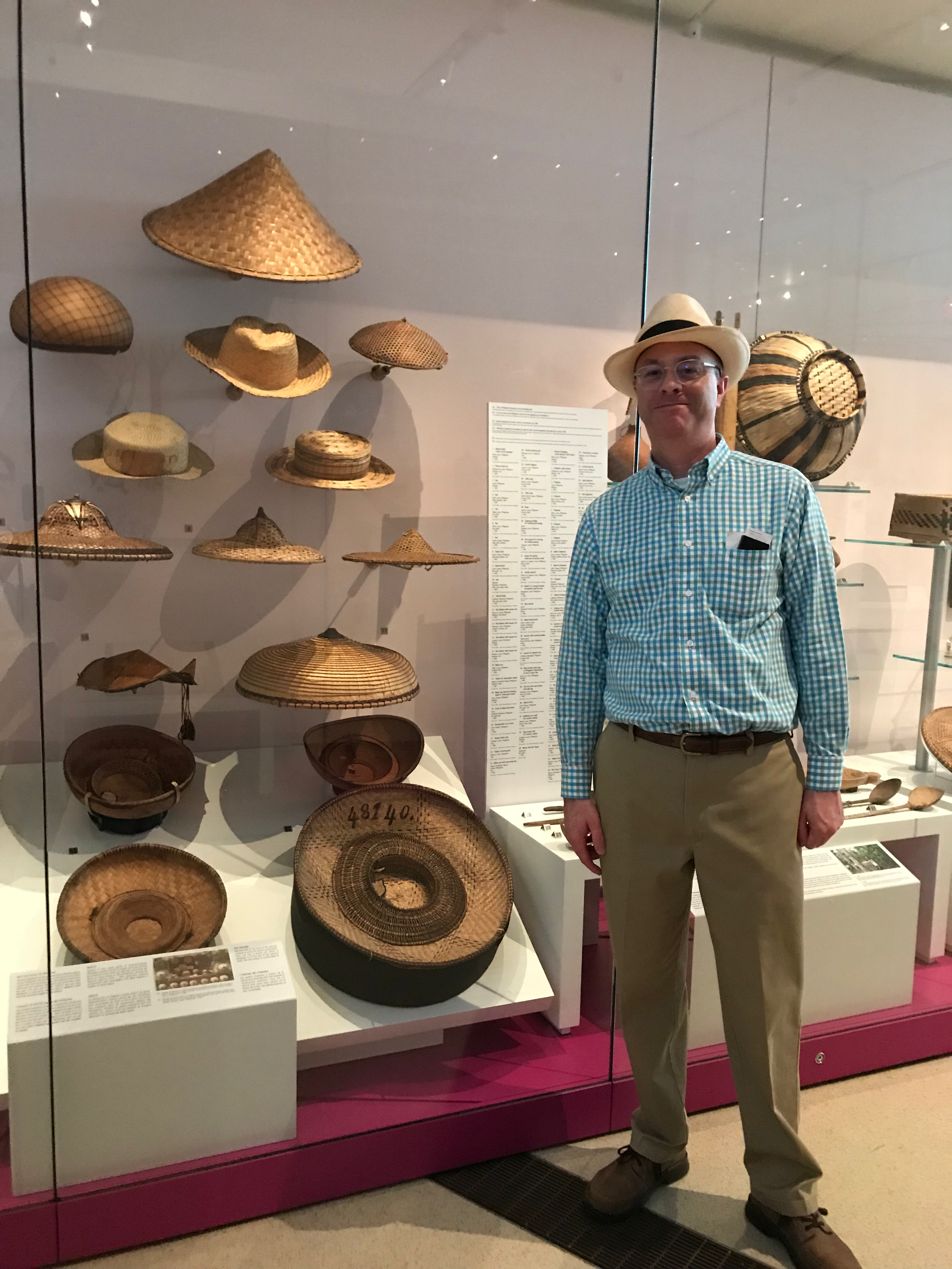 Admiring the Hats at the American Museum of Natural History in NYC